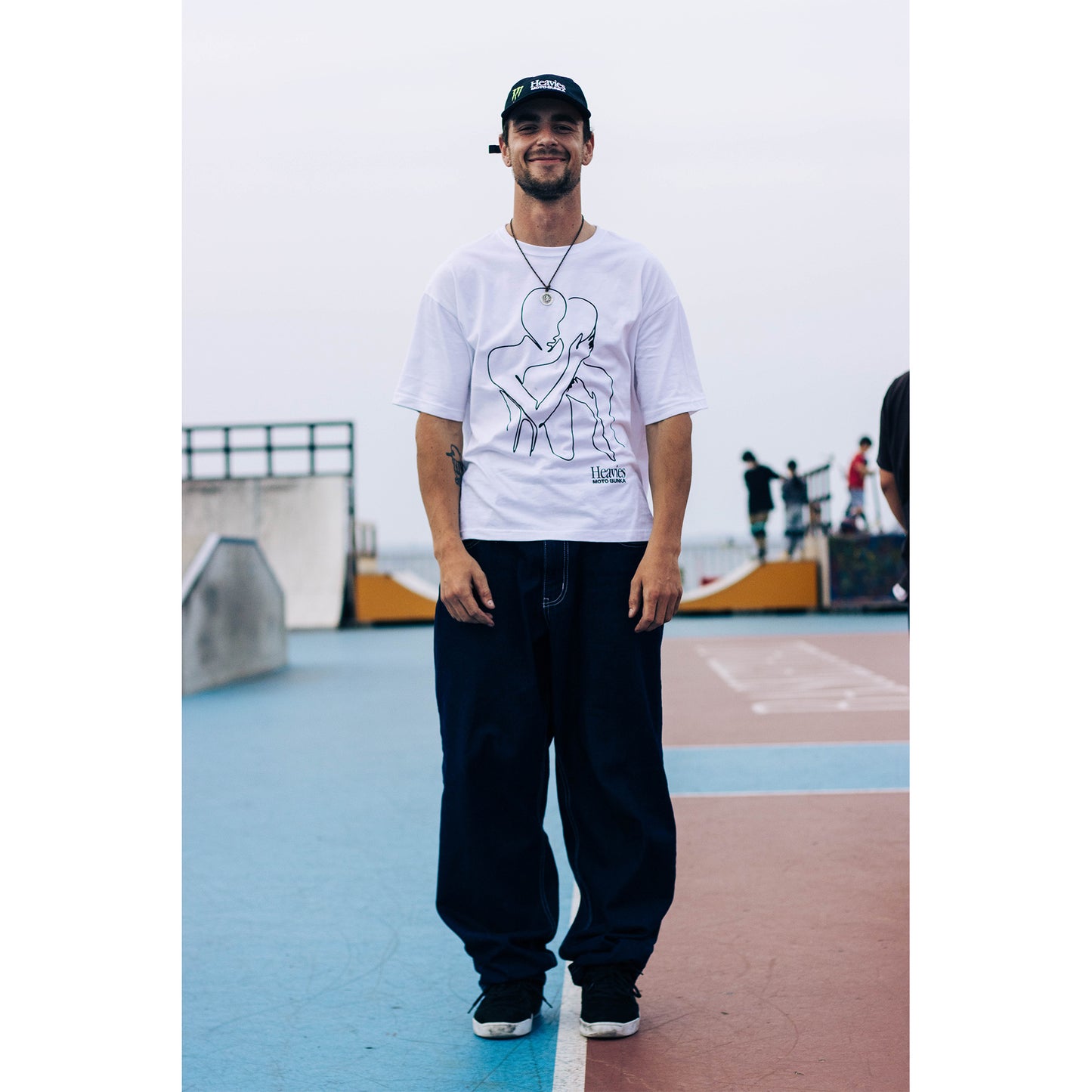 MOTO-BUNKA X HEAVIES - Collaboration Jeans/Deep Blue