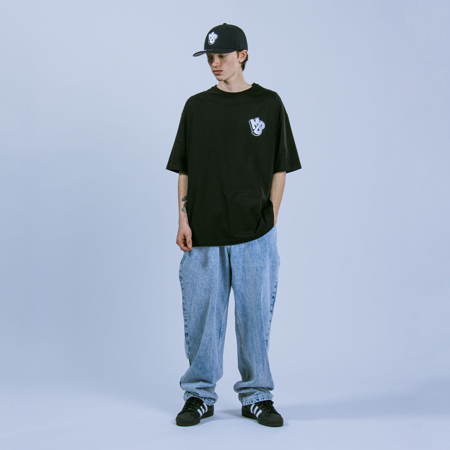 MOTO-BUNKA X HEAVIES - Collaboration Jeans/Chemical Washed Light Blue