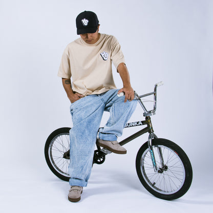MOTO-BUNKA X HEAVIES - Collaboration Jeans/Chemical Washed Light Blue
