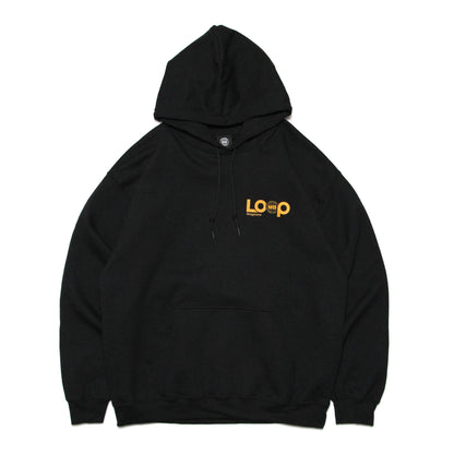 MOTO-BUNKA X LOOP MAGAZINE - MOTO-LOOP LIMITED Hoodie/Black