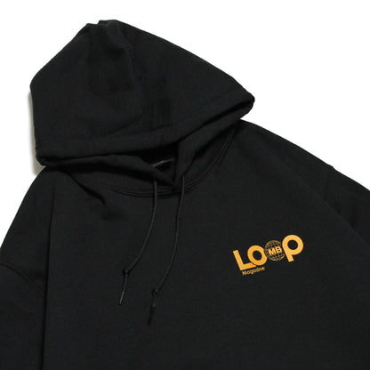 MOTO-BUNKA X LOOP MAGAZINE - MOTO-LOOP LIMITED Hoodie/Black