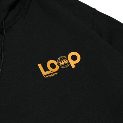 MOTO-BUNKA X LOOP MAGAZINE - MOTO-LOOP LIMITED Hoodie/Black