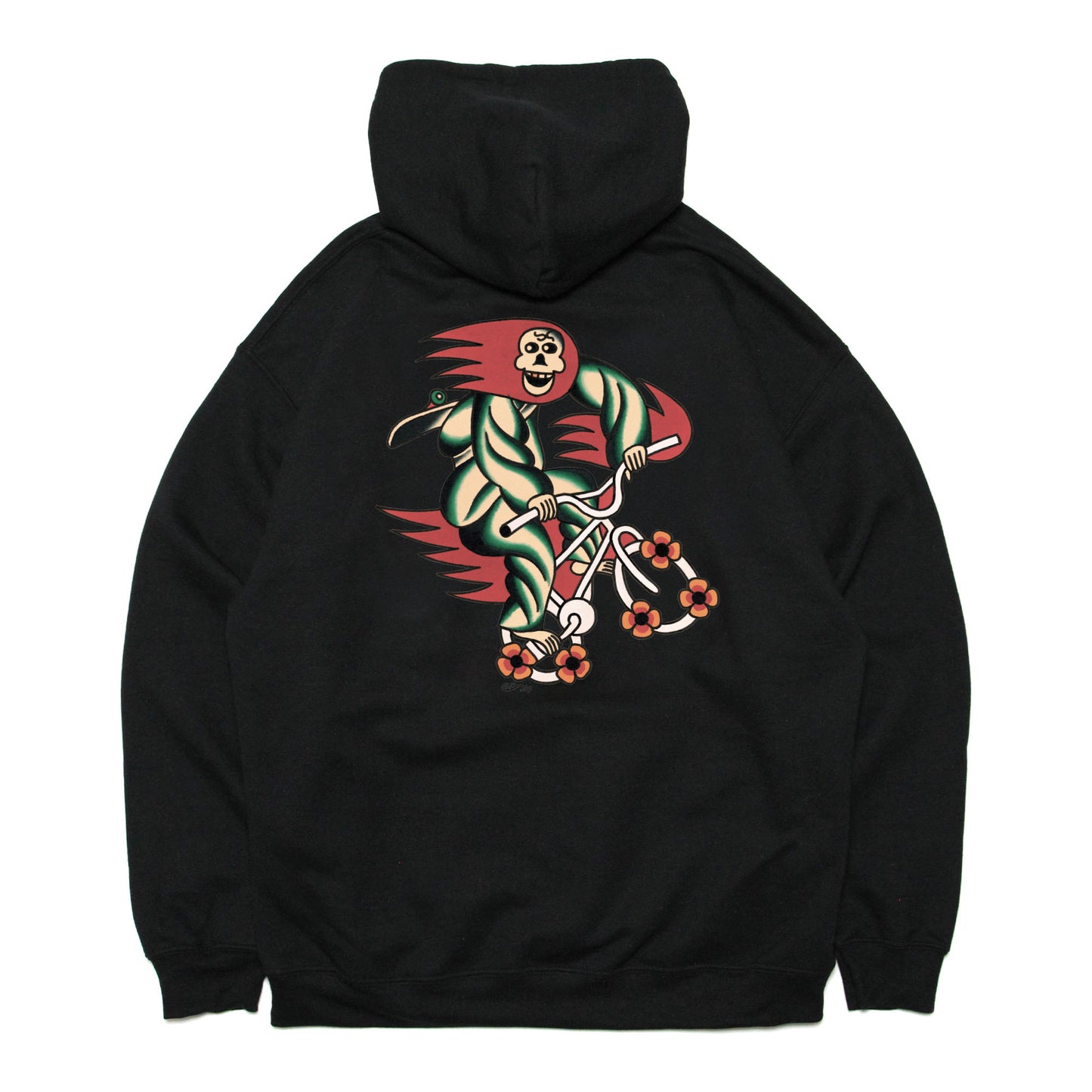 MOTO-BUNKA X LOOP MAGAZINE - MOTO-LOOP LIMITED Hoodie/Black