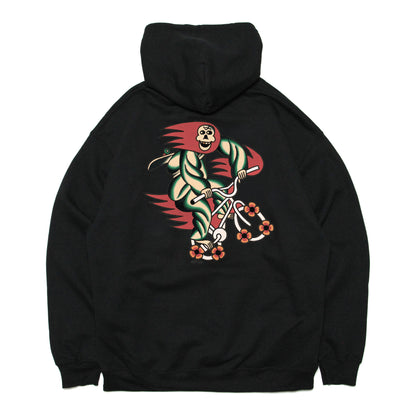 MOTO-BUNKA X LOOP MAGAZINE - MOTO-LOOP LIMITED Hoodie/Black