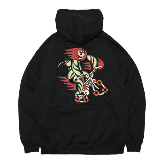 MOTO-BUNKA X LOOP MAGAZINE - MOTO-LOOP LIMITED Hoodie/Black