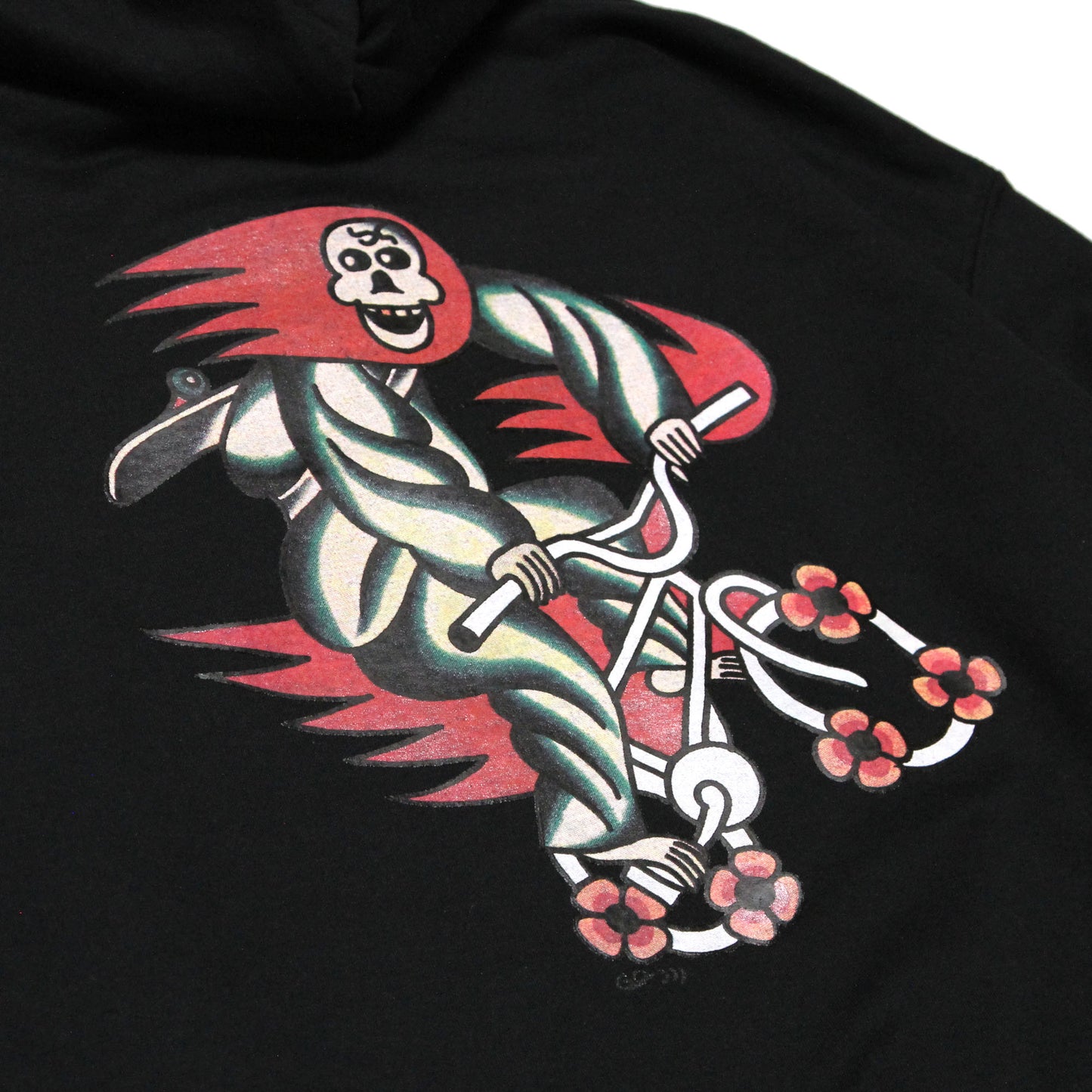 MOTO-BUNKA X LOOP MAGAZINE - MOTO-LOOP LIMITED Hoodie/Black
