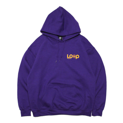 MOTO-BUNKA X LOOP MAGAZINE - MOTO-LOOP LIMITED Hoodie/Purple