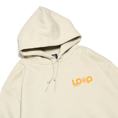 MOTO-BUNKA X LOOP MAGAZINE - MOTO-LOOP LIMITED Hoodie/Sand