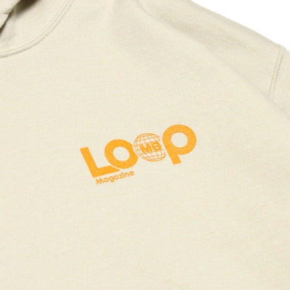 MOTO-BUNKA X LOOP MAGAZINE - MOTO-LOOP LIMITED Hoodie/Sand
