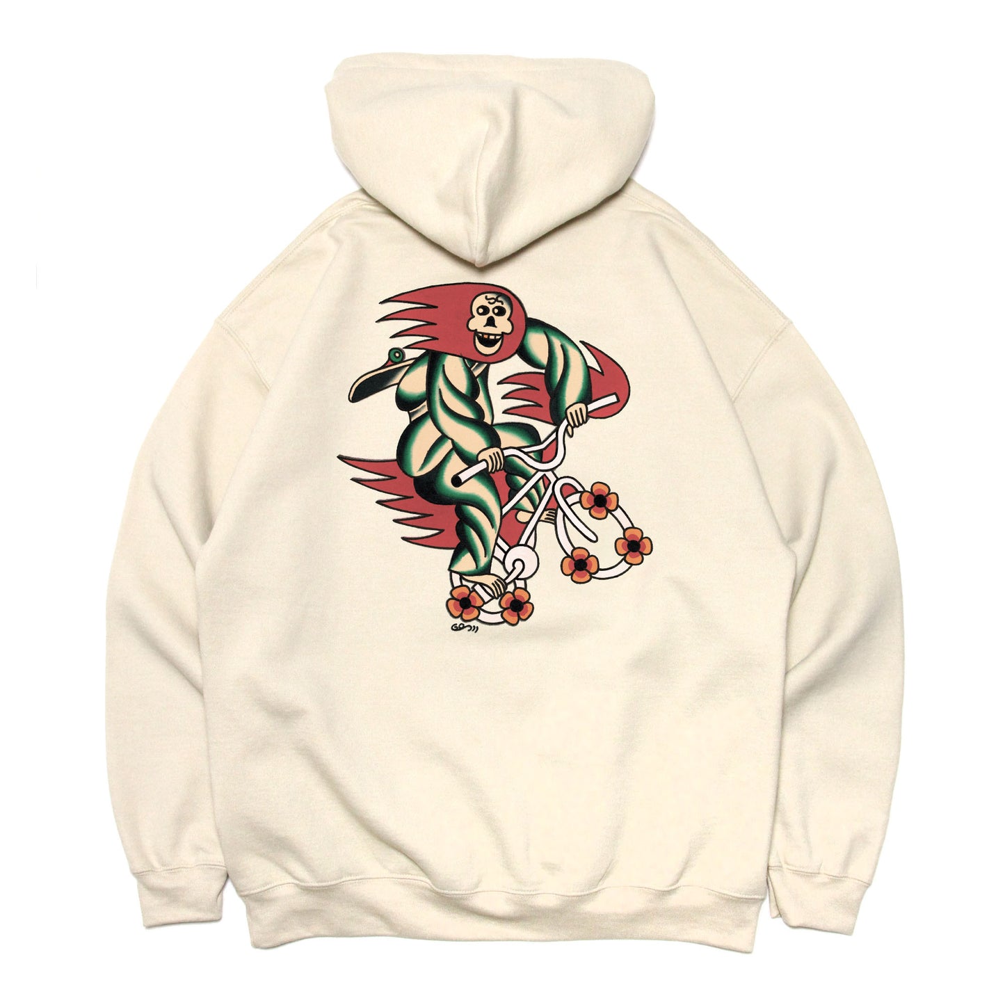 MOTO-BUNKA X LOOP MAGAZINE - MOTO-LOOP LIMITED Hoodie/Sand