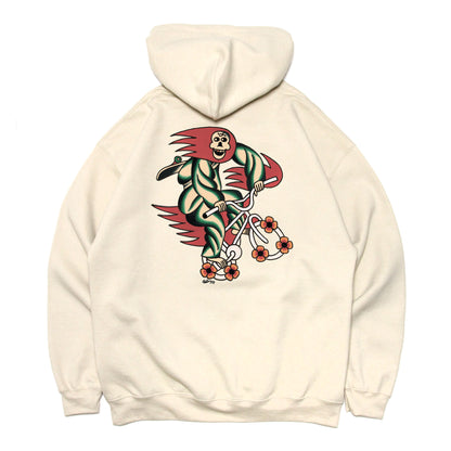 MOTO-BUNKA X LOOP MAGAZINE - MOTO-LOOP LIMITED Hoodie/Sand