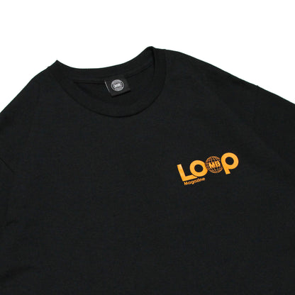 MOTO-BUNKA X LOOP MAGAZINE - MOTO-LOOP LIMITED T-Shirt/Black