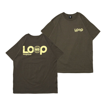 MOTO-BUNKA X LOOP MAGAZINE - MOTO-LOOP LIMITED T-Shirt/Olive