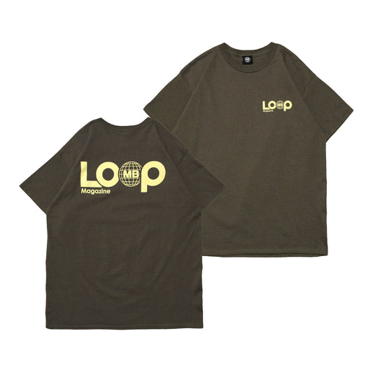 MOTO-BUNKA X LOOP MAGAZINE - MOTO-LOOP LIMITED T-Shirt/Olive