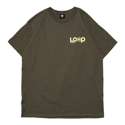 MOTO-BUNKA X LOOP MAGAZINE - MOTO-LOOP LIMITED T-Shirt/Olive
