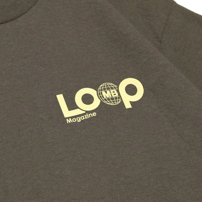 MOTO-BUNKA X LOOP MAGAZINE - MOTO-LOOP LIMITED T-Shirt/Olive