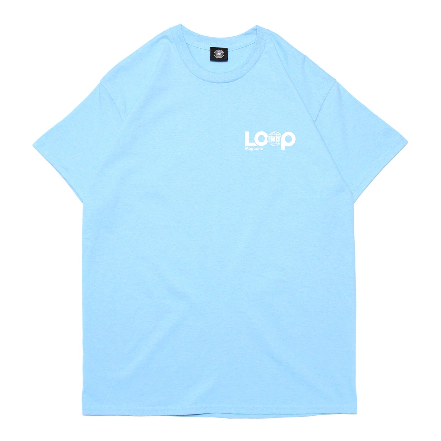 MOTO-BUNKA X LOOP MAGAZINE - MOTO-LOOP LIMITED T-Shirt/Sky Blue