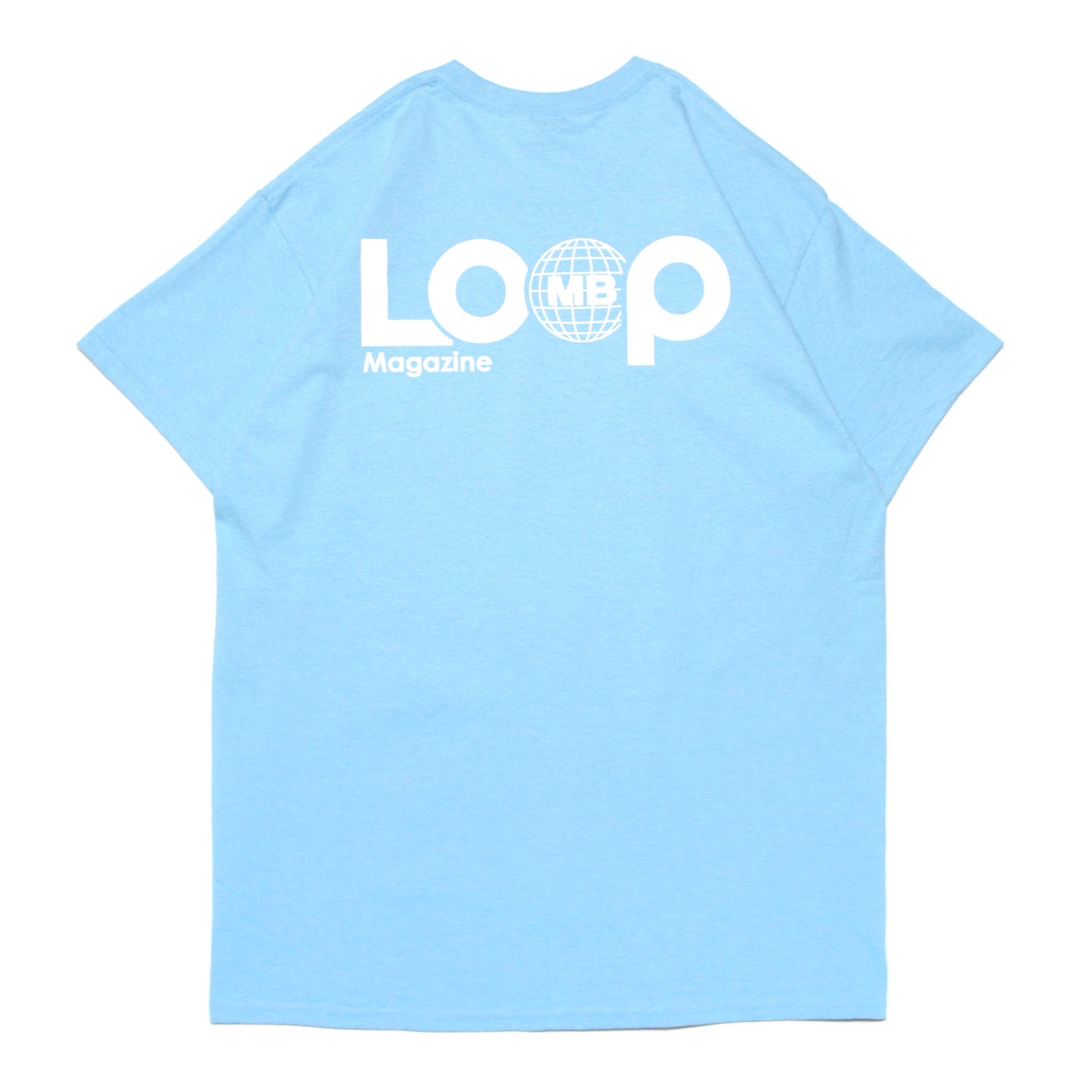 MOTO-BUNKA X LOOP MAGAZINE - MOTO-LOOP LIMITED T-Shirt/Sky Blue