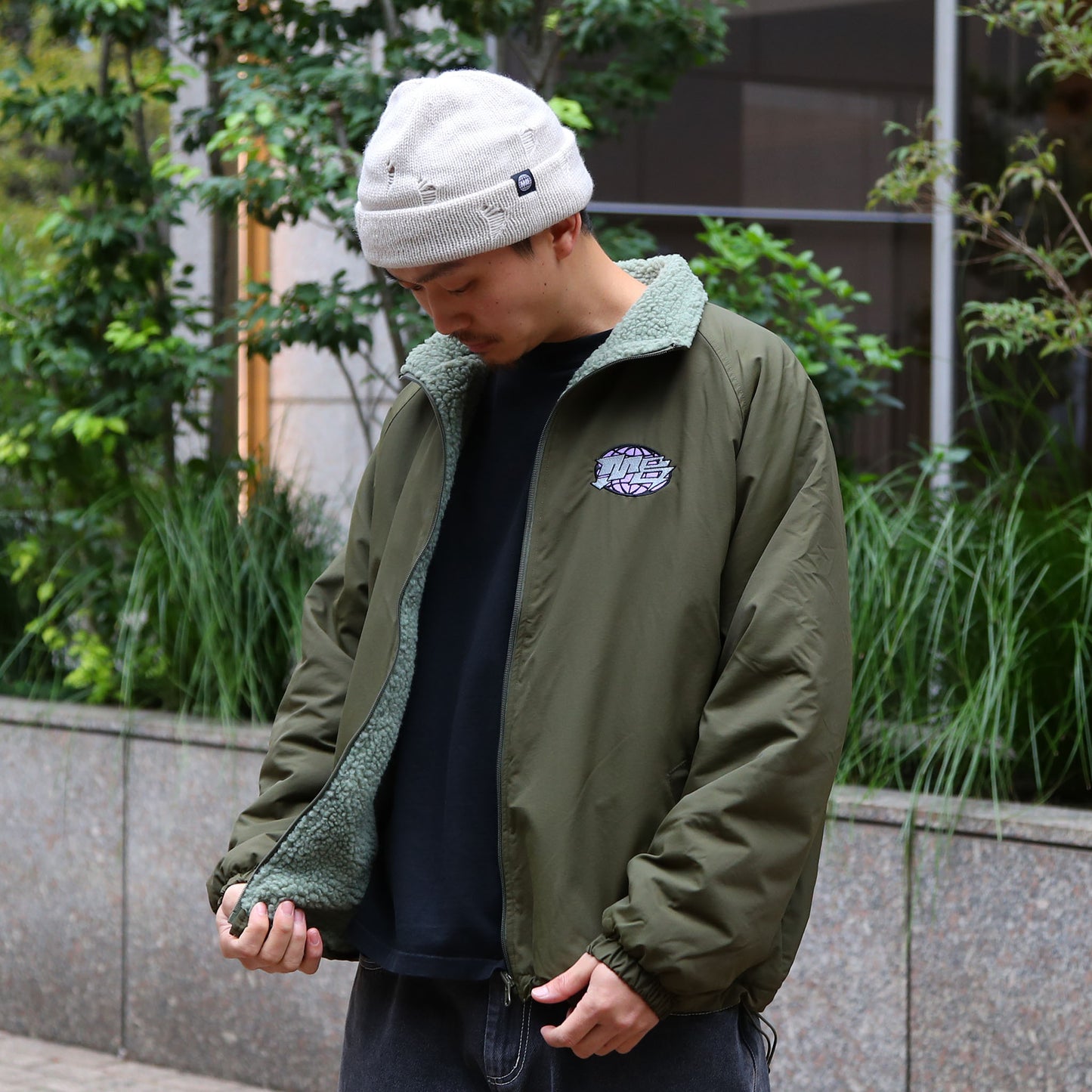 MOTO-BUNKA  - City Mark Boa Jacket/Olive