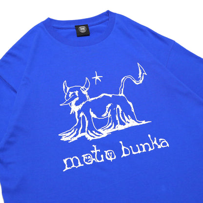 MOTO-BUNKA - Devil Dance T-Shirt/Blue & MOTO-BUNKA News Magazine Vol.3.5