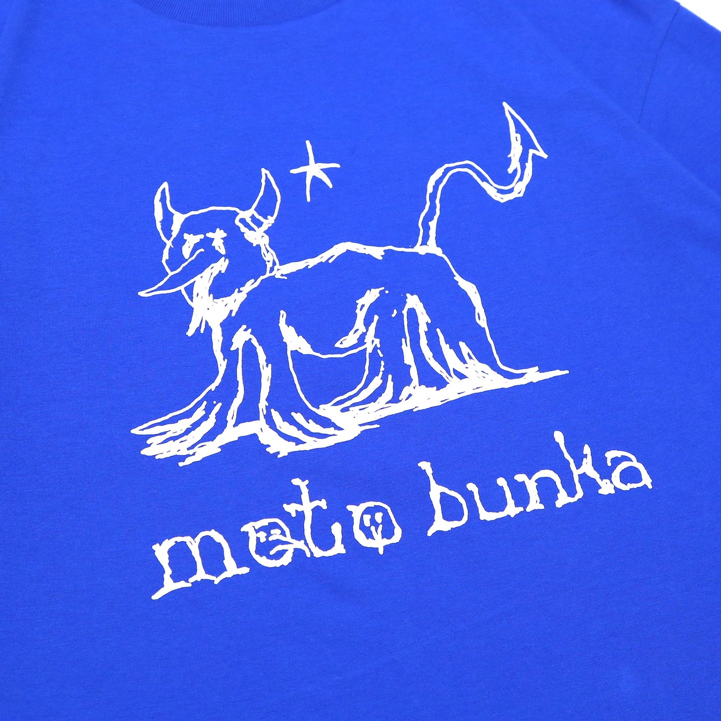 MOTO-BUNKA - Devil Dance T-Shirt/Blue & MOTO-BUNKA News Magazine Vol.3.5