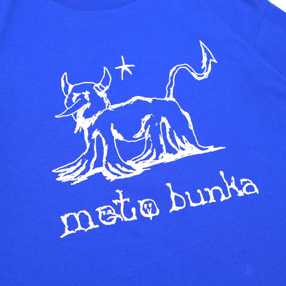 MOTO-BUNKA - Devil Dance T-Shirt/Blue & MOTO-BUNKA News Magazine Vol.3.5