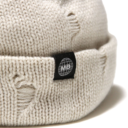 MOTO-BUNKA - Ripped Knit/Beige