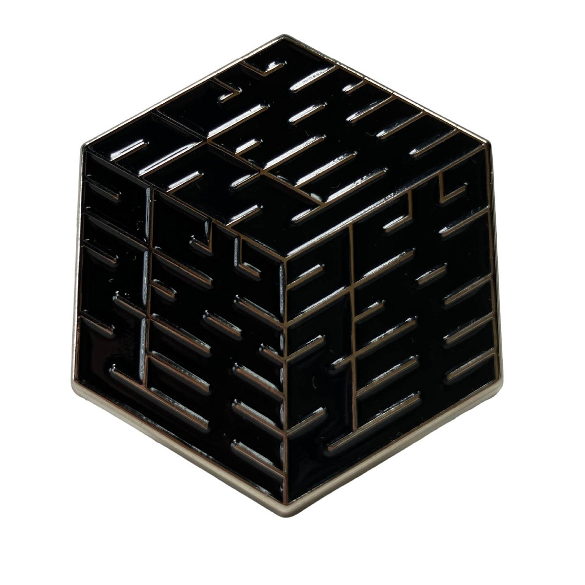 [Pre-Order] DARUMA STREET - Cube Logo Pin Badge