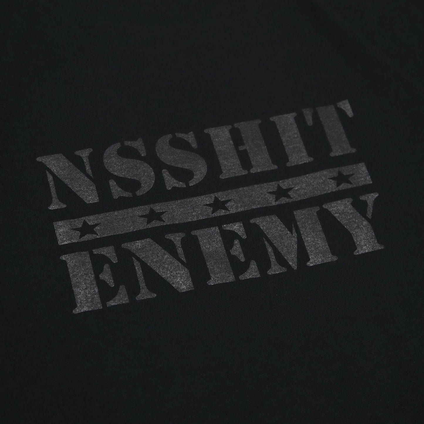 NSS - Enemy T-Shirt/Black-Black