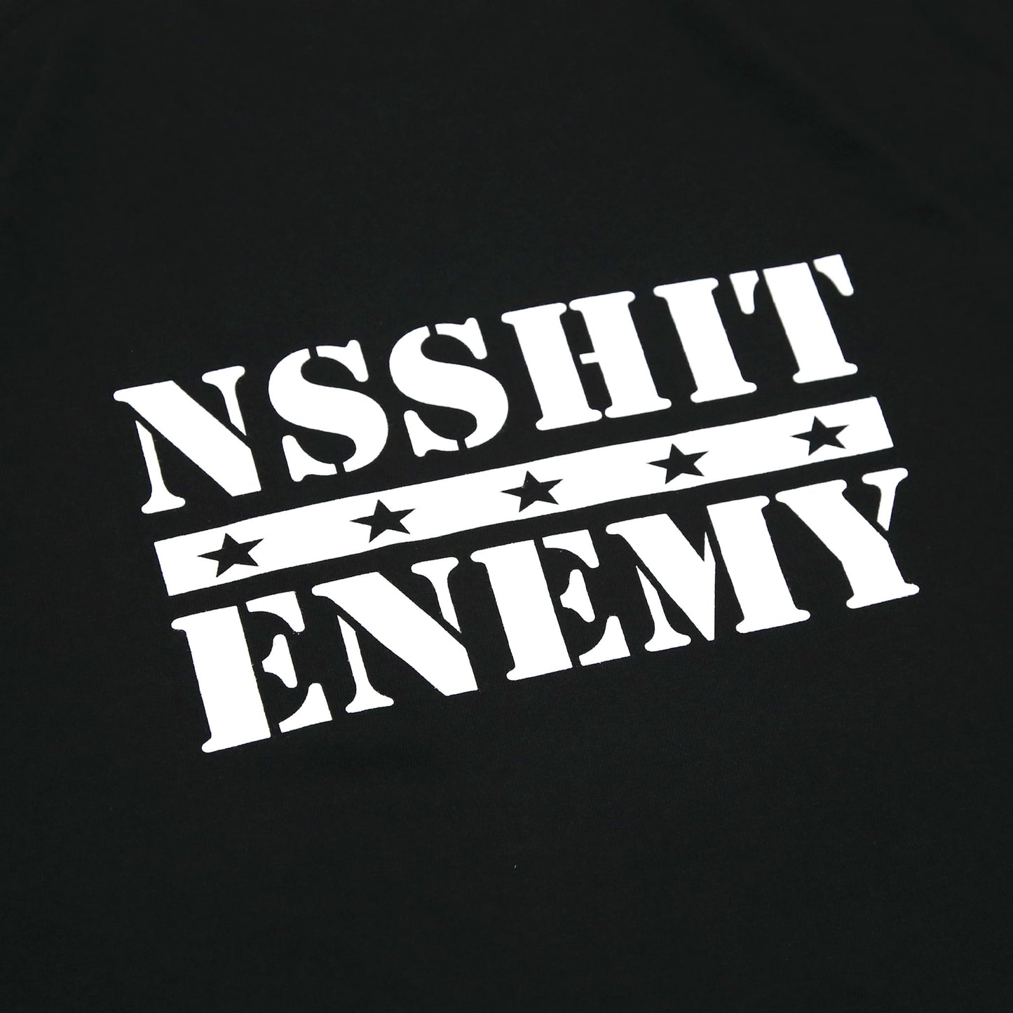 NSS - Enemy T-Shirt/Black-White