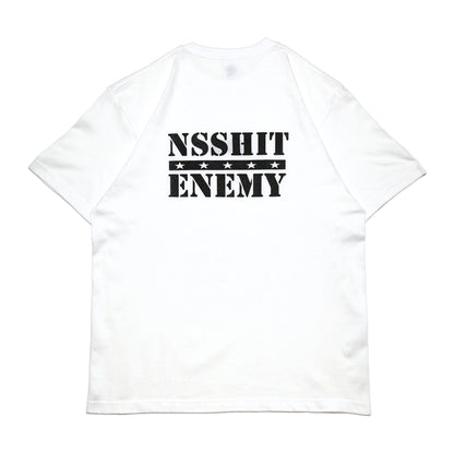 NSS - Enemy T-Shirt/White-Black