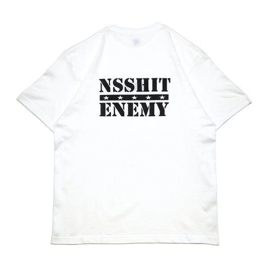 NSS - Enemy T-Shirt/White-Black