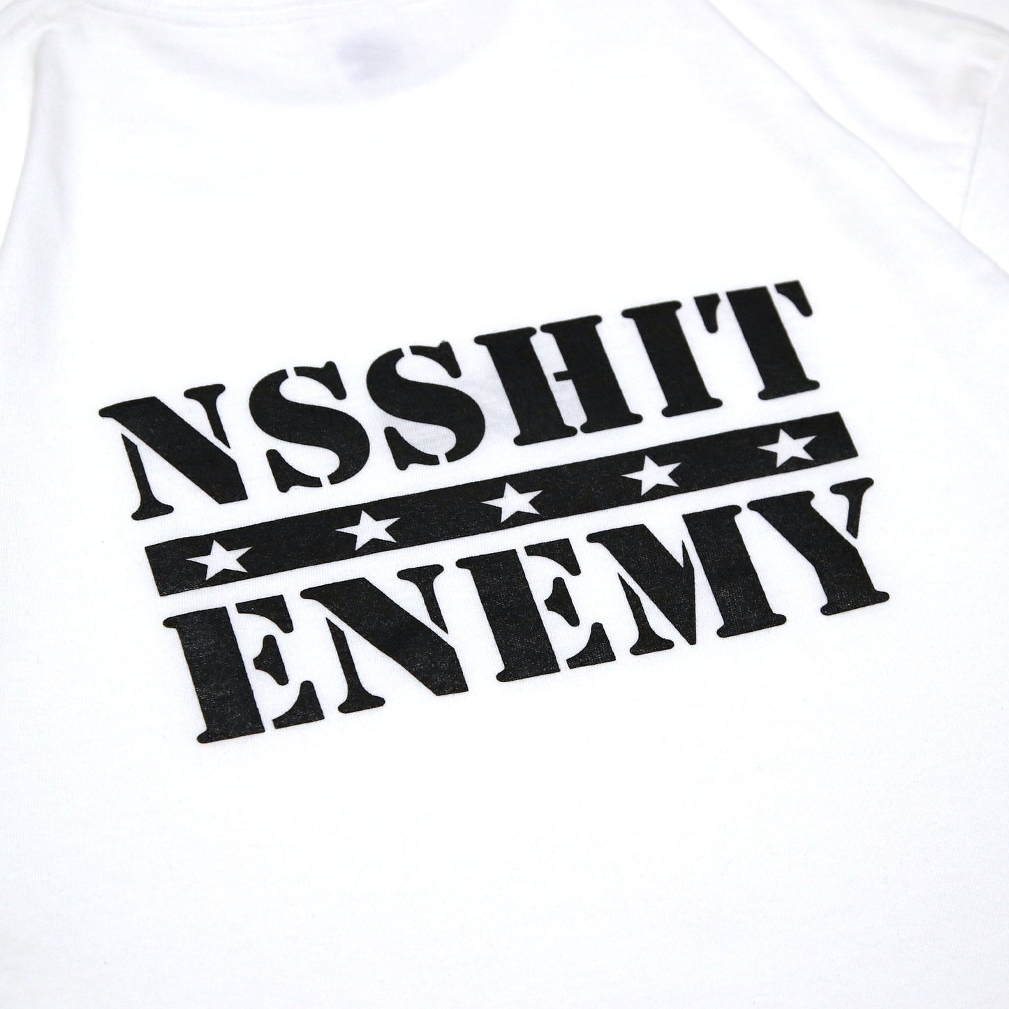 NSS - Enemy T-Shirt/White-Black