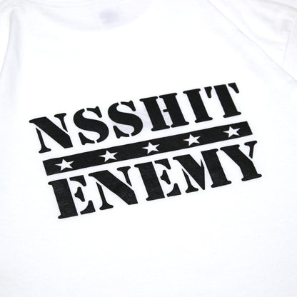 NSS - Enemy T-Shirt/White-Black