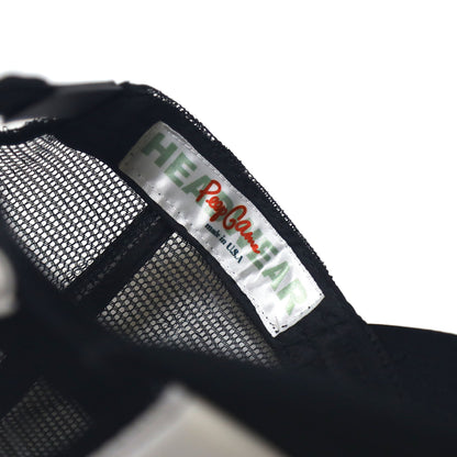 PEEP GAME - Poorboy Trucker Cap/White-Black