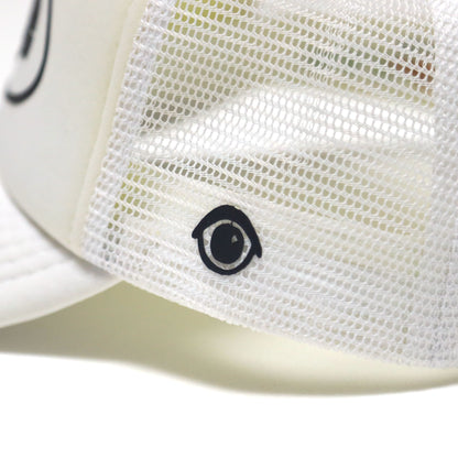 PEEP GAME - Poorboy Trucker Cap/White-White