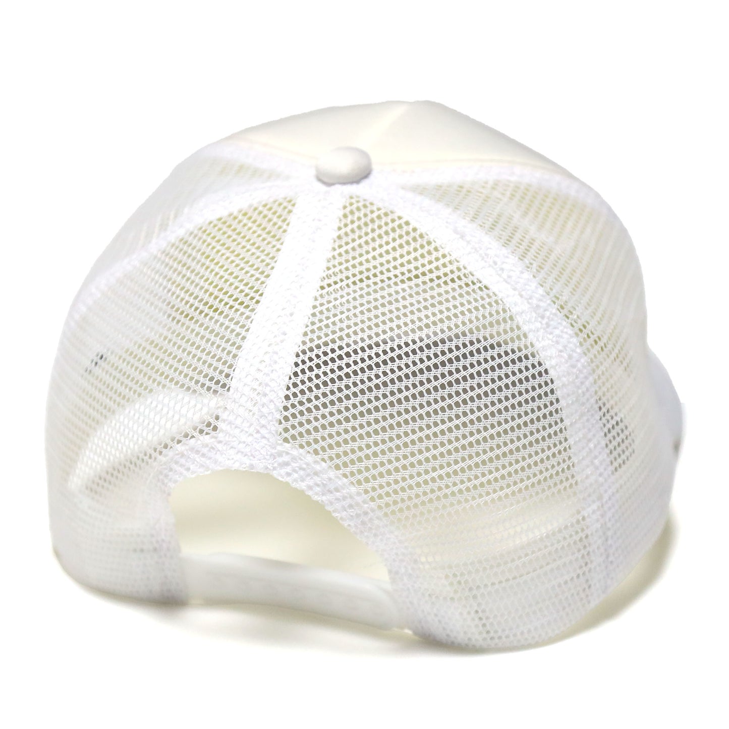 PEEP GAME - Poorboy Trucker Cap/White-White