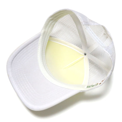 PEEP GAME - Poorboy Trucker Cap/White-White