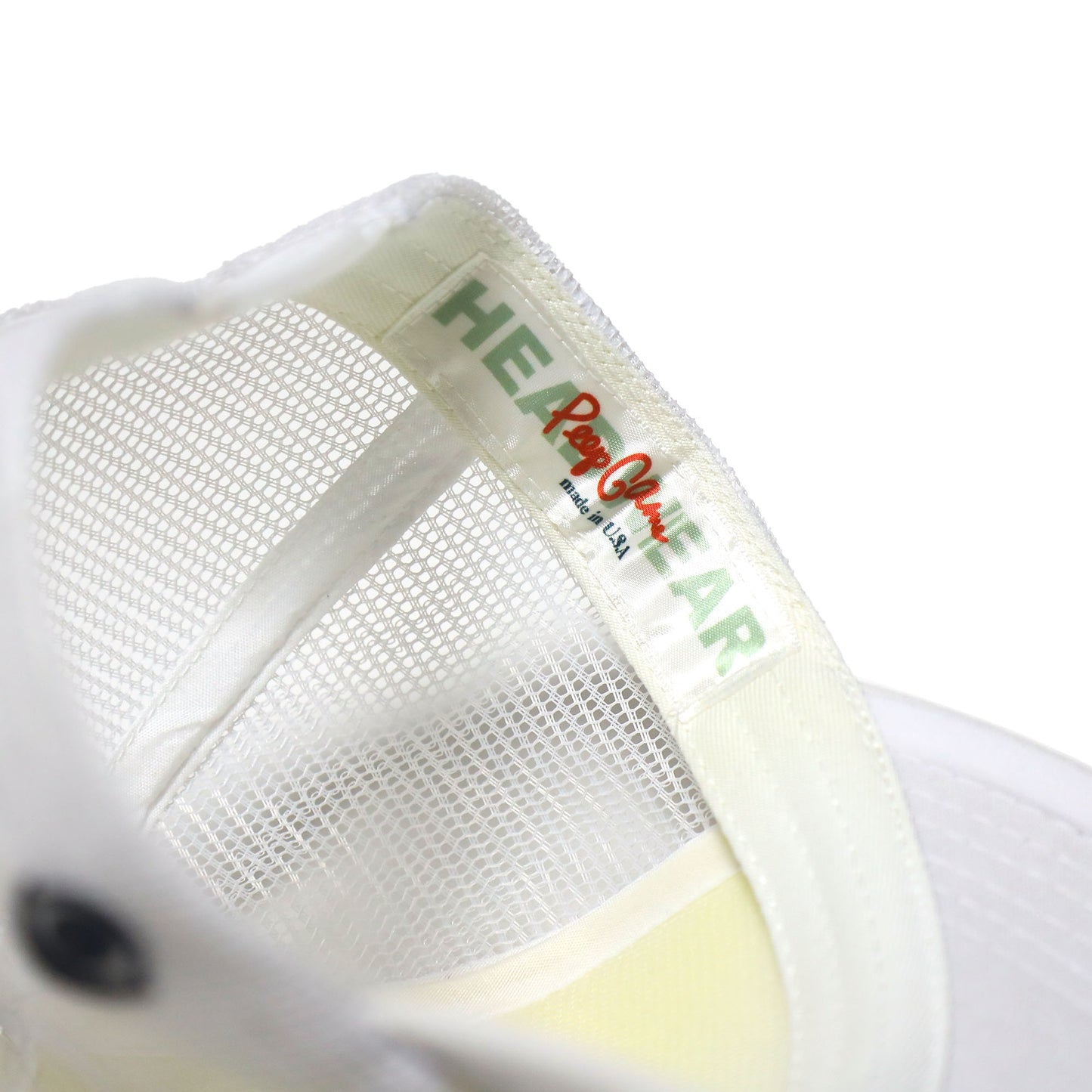 PEEP GAME - Poorboy Trucker Cap/White-White
