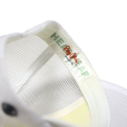 PEEP GAME - Poorboy Trucker Cap/White-White