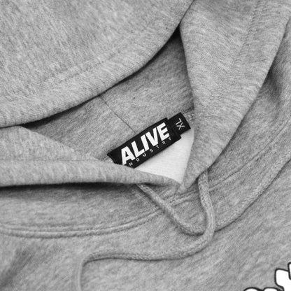 ALIVE INDUSTRY - Throw Up Hoodie/Grey